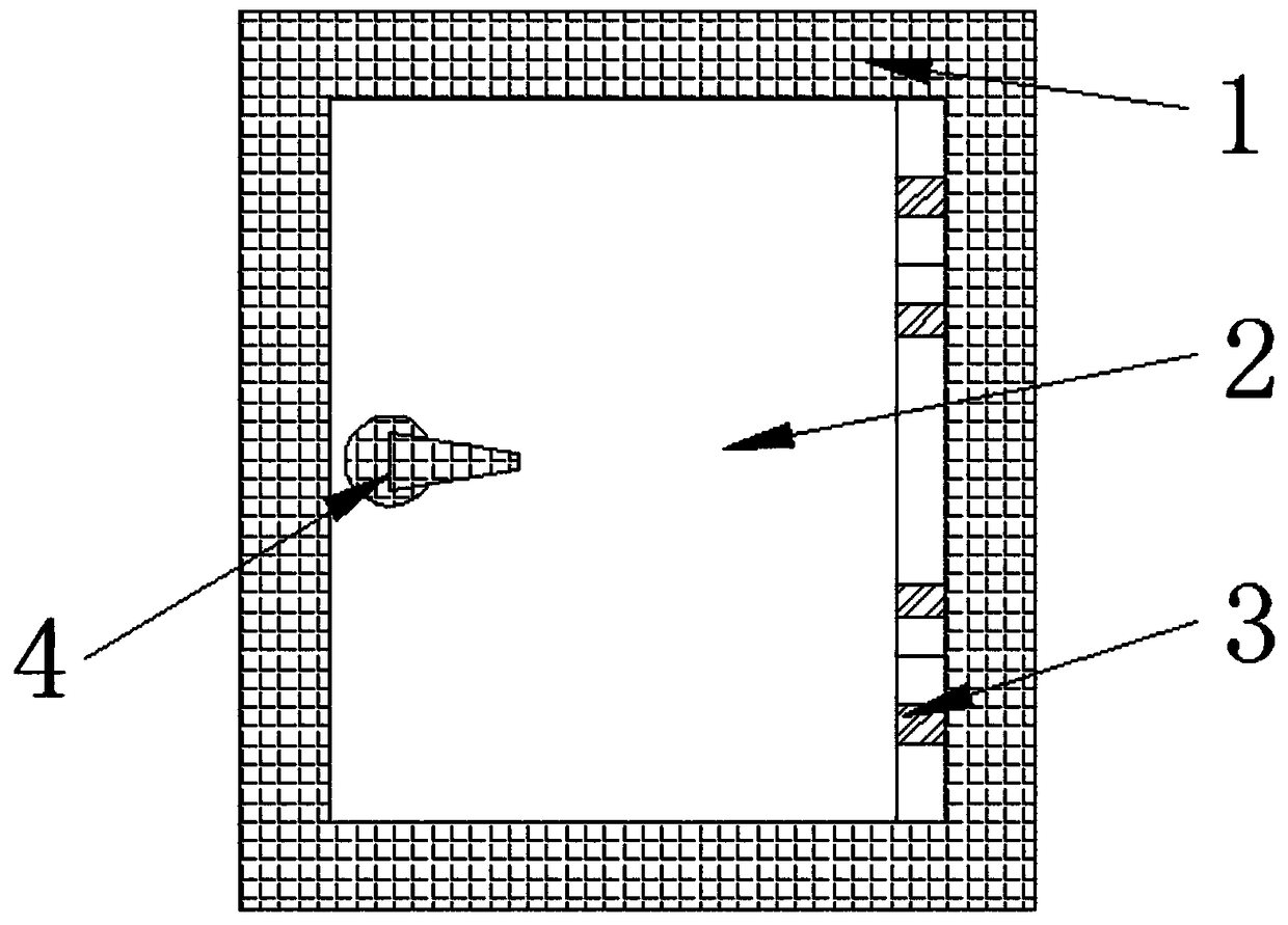 Fire door with strong aseismic capability