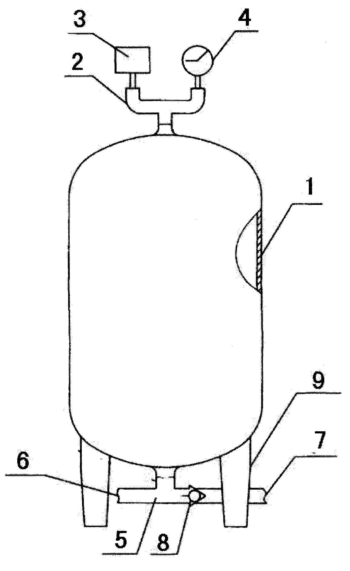 Pressure water storage device