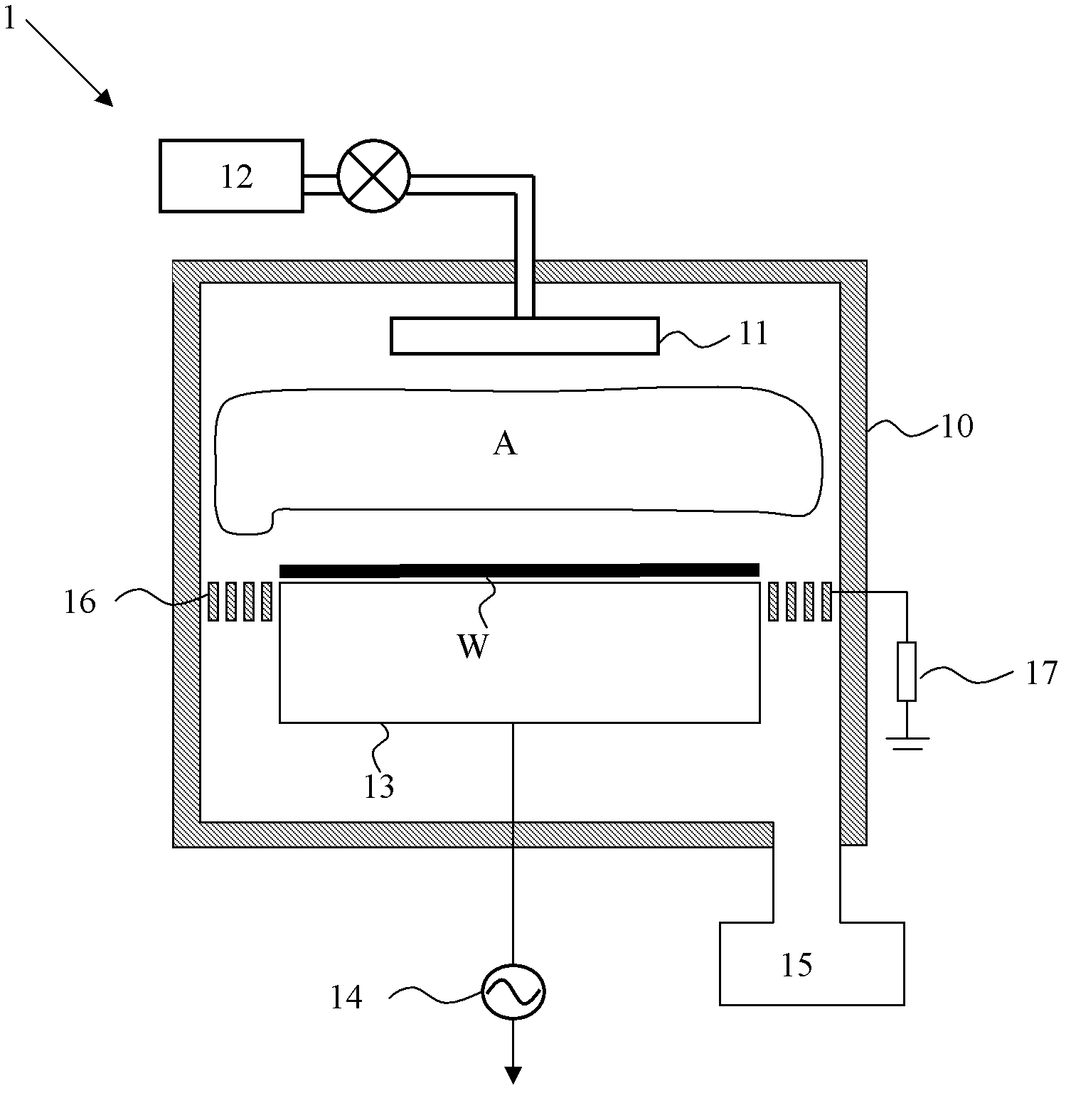 Adjustable limiting ring used for plasma processing device