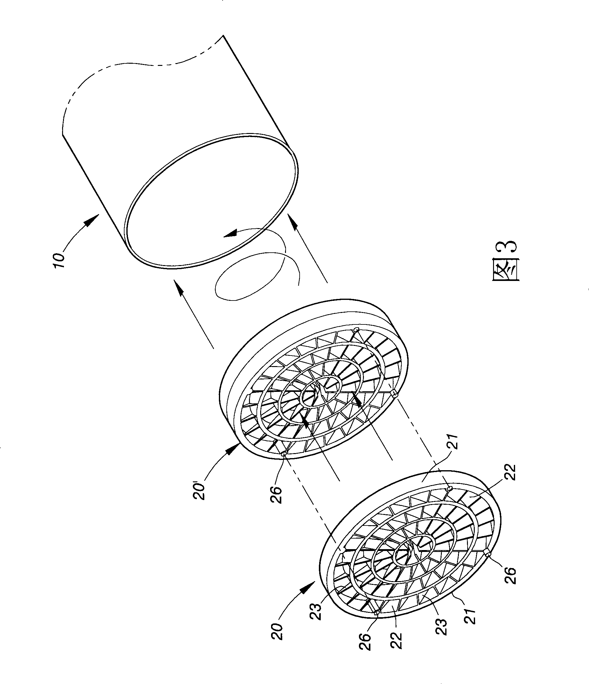 Air inflow ducting device for vehicle engine