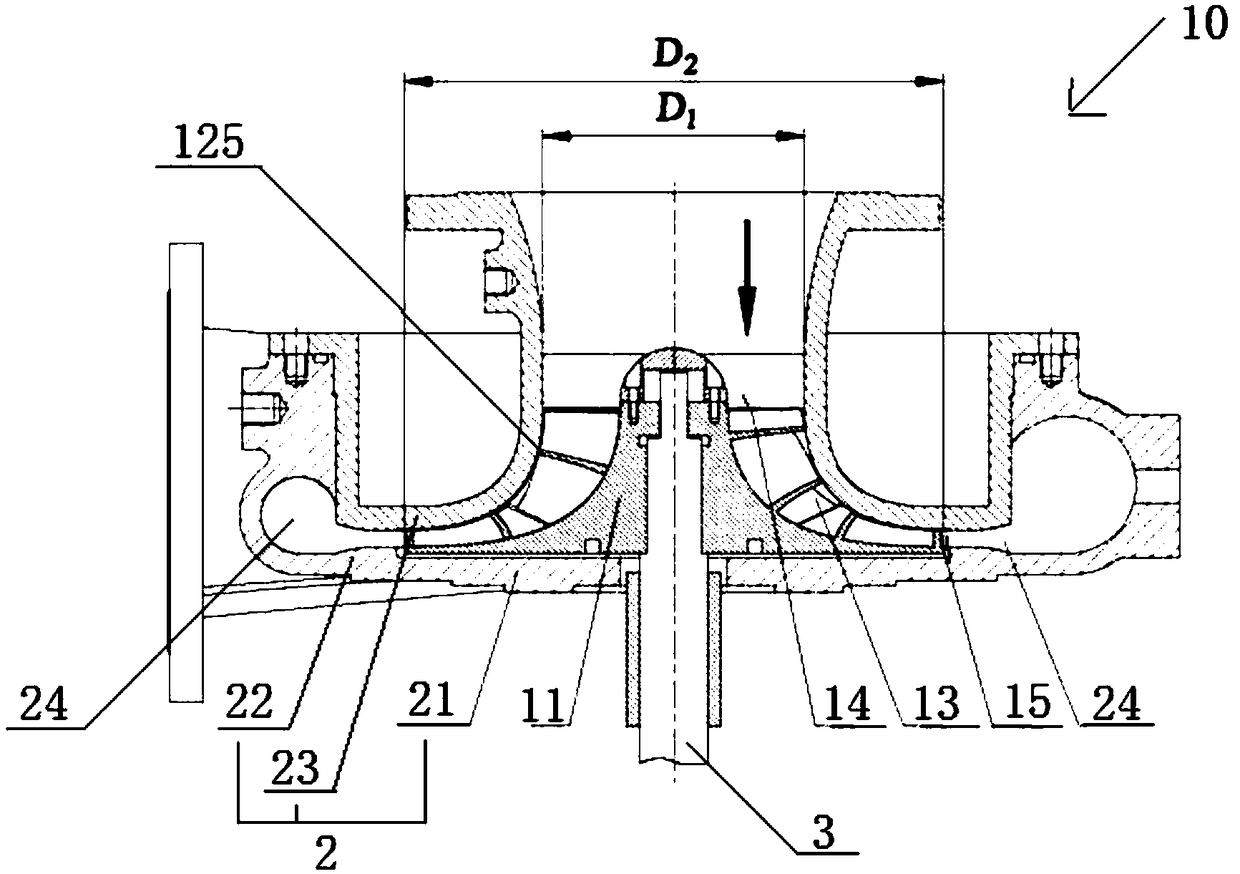 Impeller and centrifugal compressor comprising same