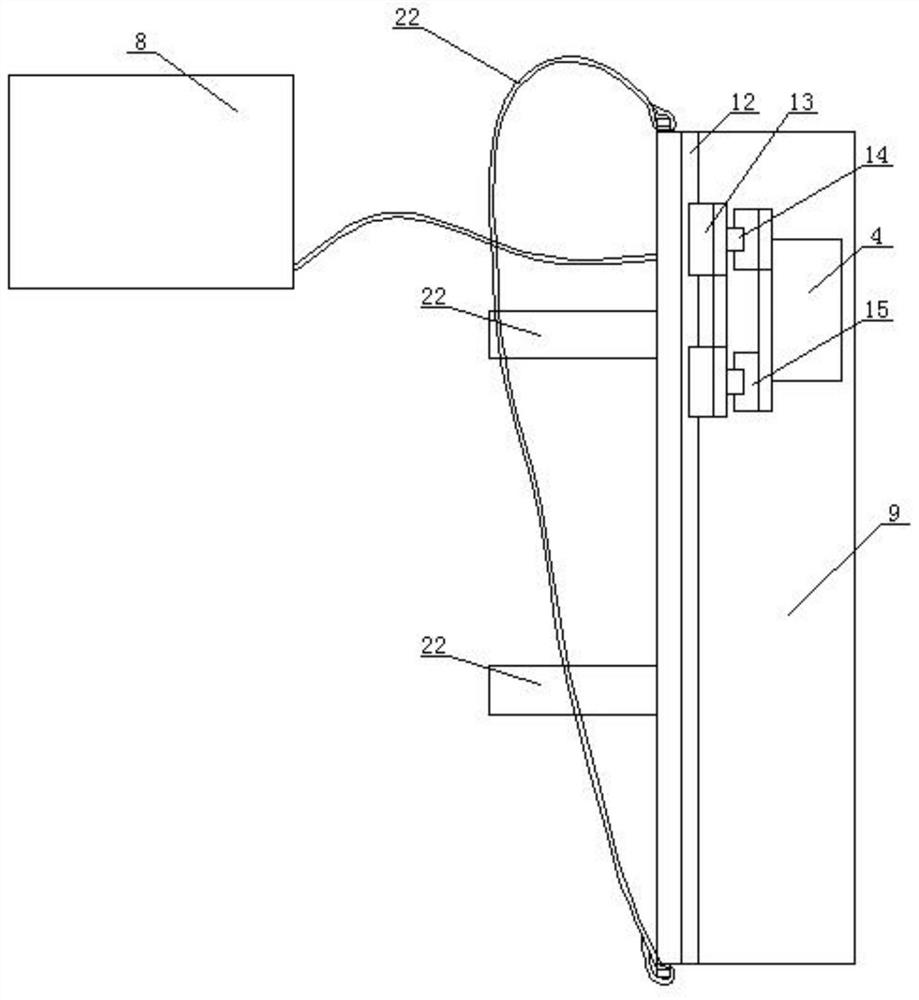 Wearable back massage device and massage method