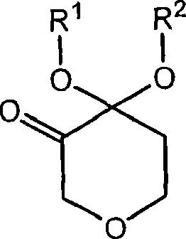 Process for the preparation of (r)-4,4-dialkoxy-pyran-3-ols such as (r)-4,4-dimethoxy-pyran-3-ol
