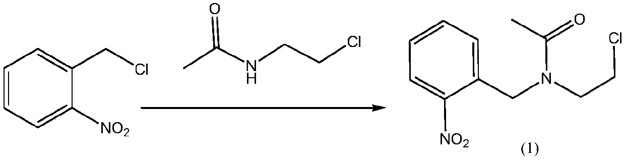 Simple synthesis process of anxiolytic drug lorazepam intermediate