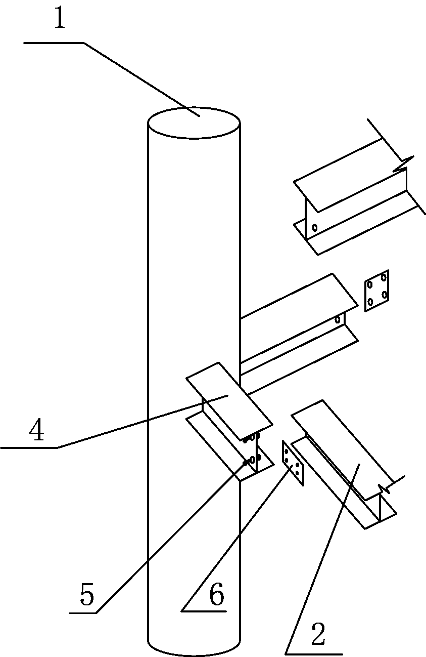 Steel structure concrete construction house