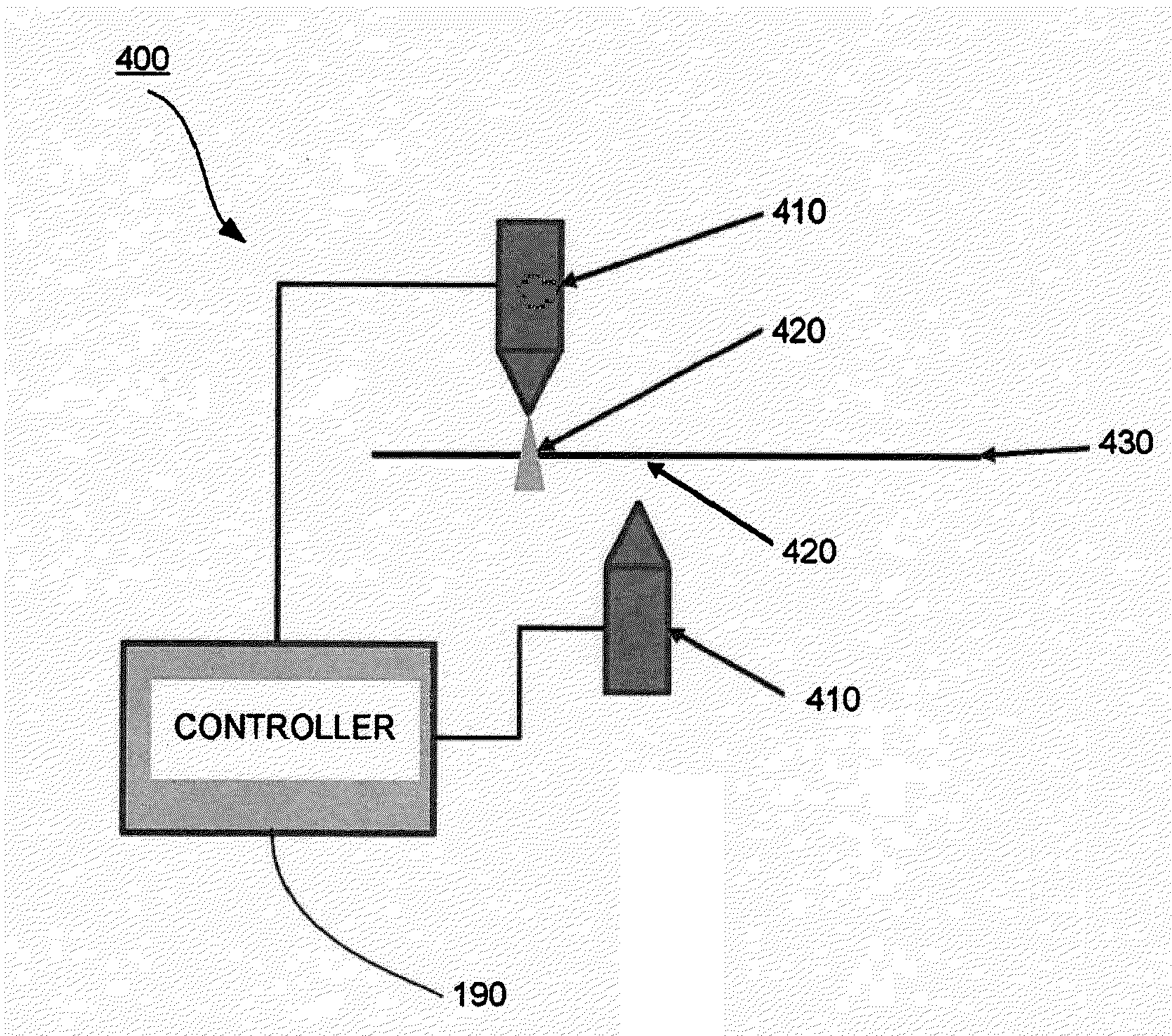 System and method for surface treatment and barrier coating of fibers for in situ cnt growth