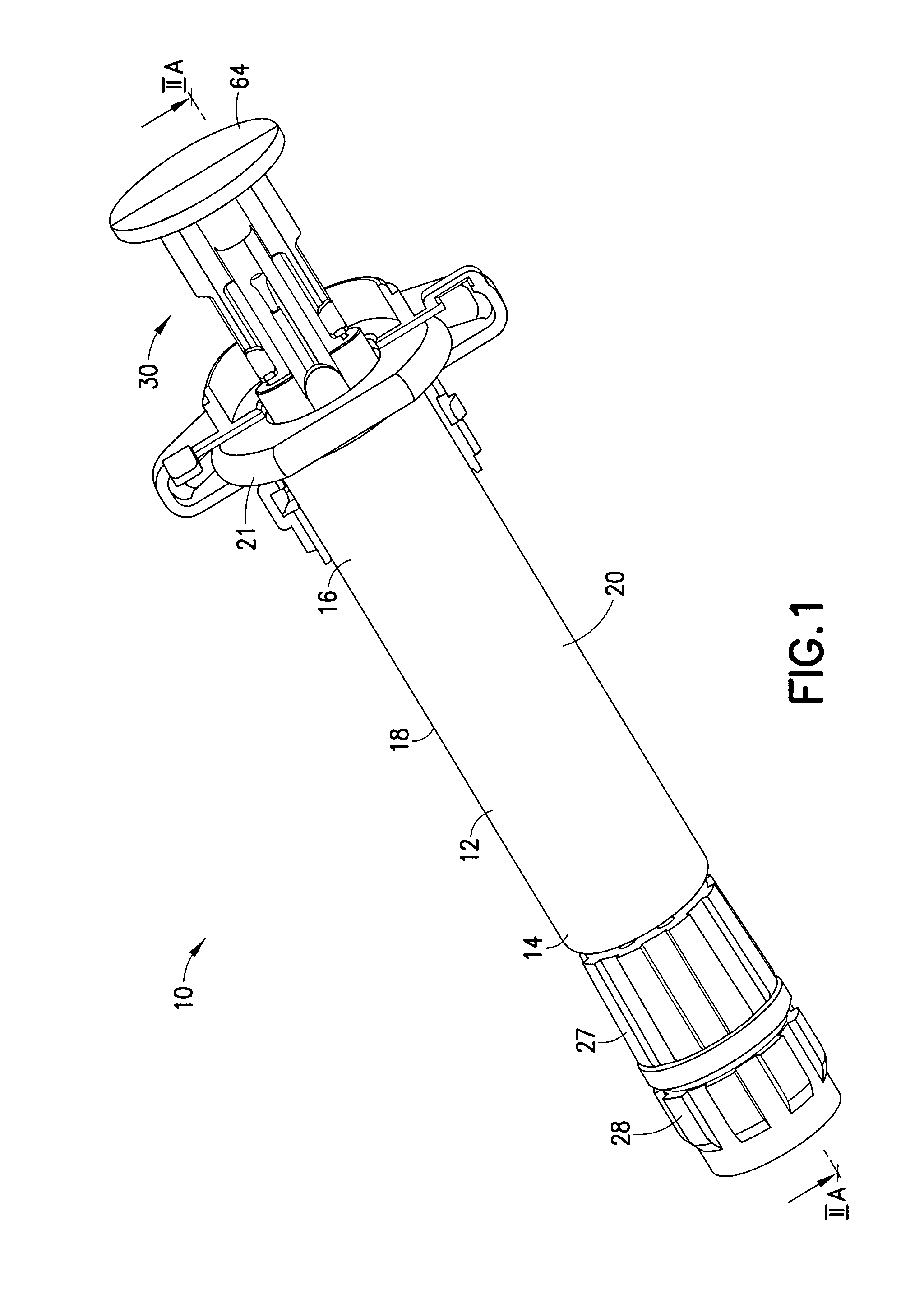 Syringe Assembly Having a Telescoping Plunger Rod
