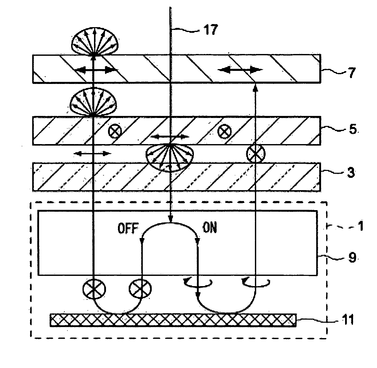 Liquid crystal device and electronic apparatus using the same