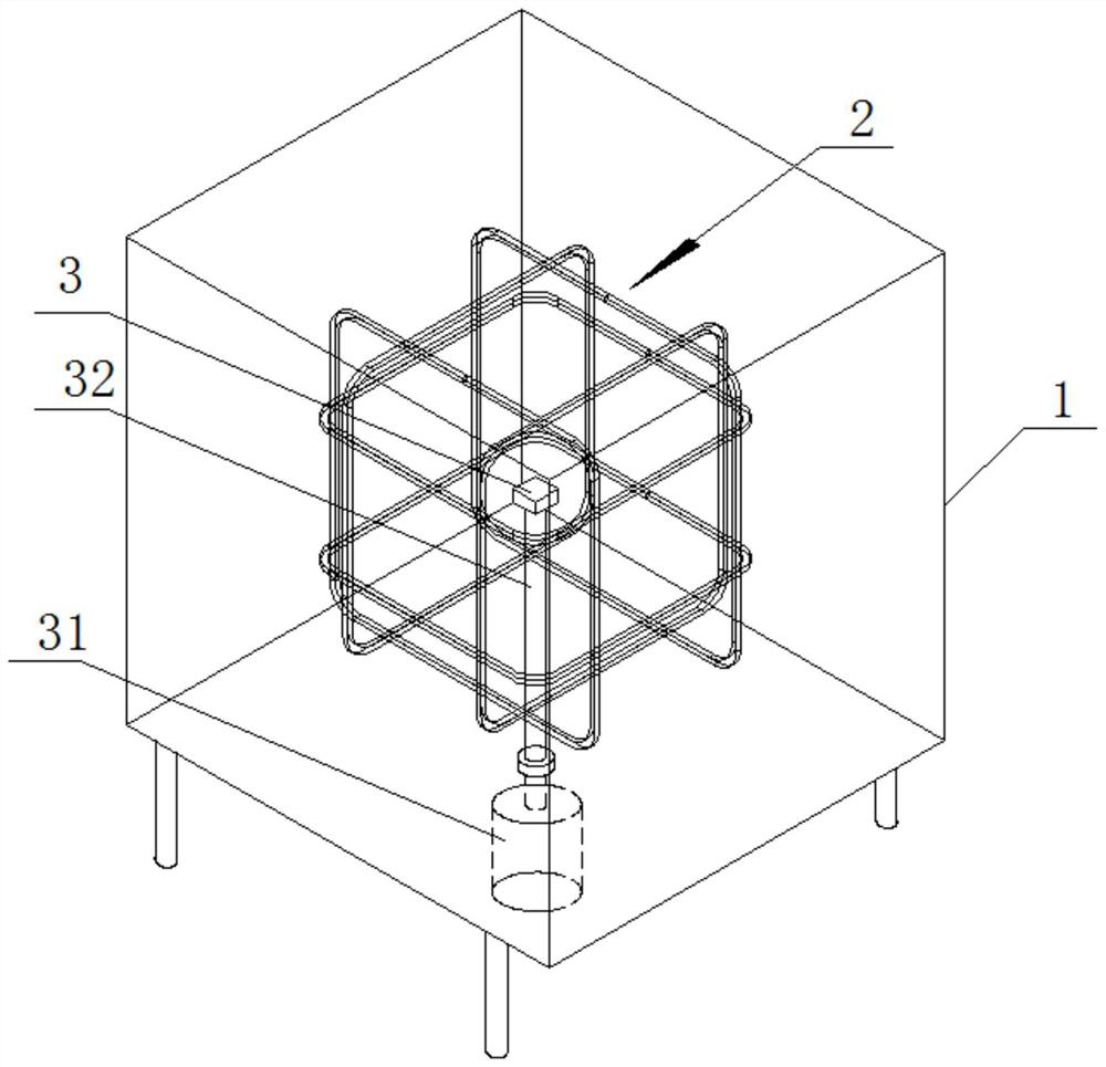 Dynamic space magnetic field simulation system and method