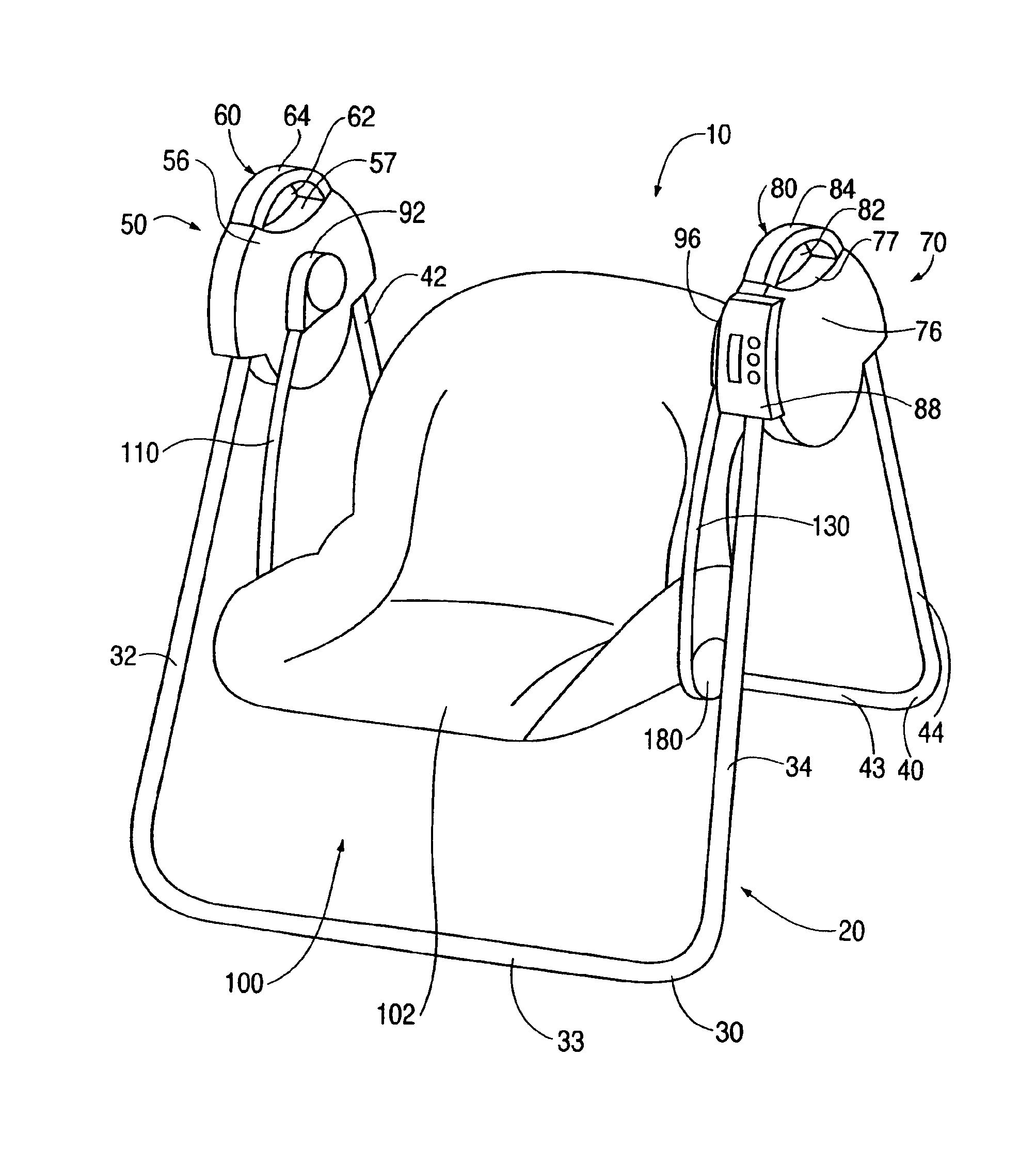 Collapsible swing and method of using the same