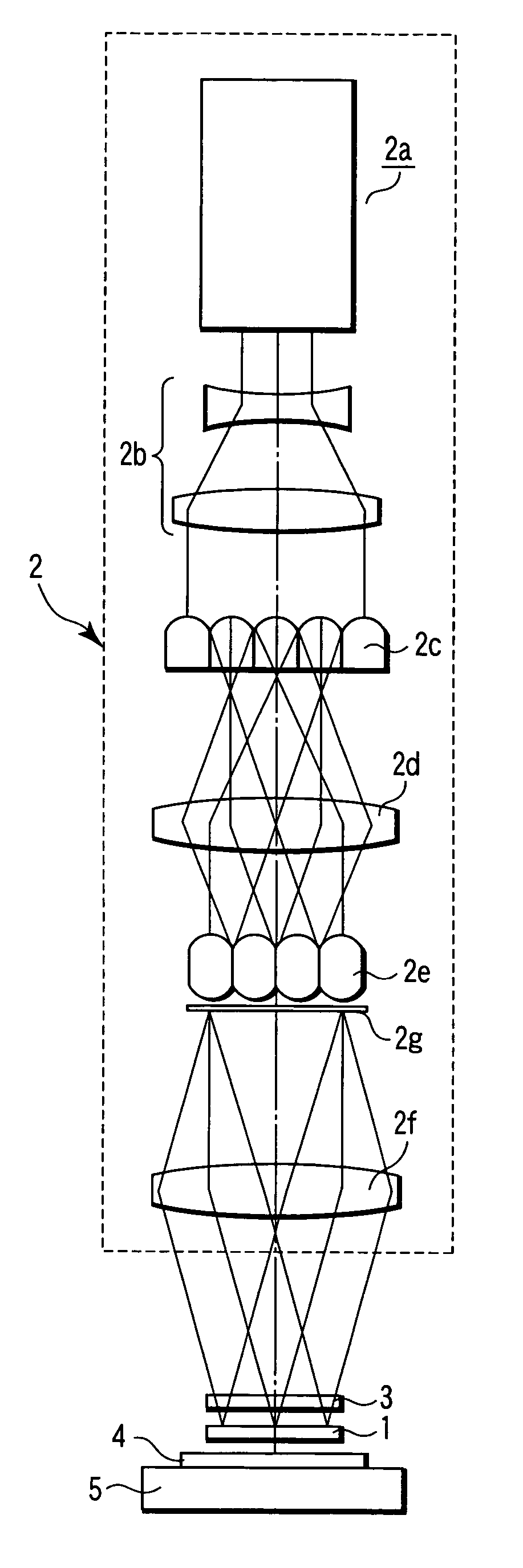 Crystallization apparatus, optical member for use in crystallization apparatus, crystallization method, manufacturing method of thin film transistor, and manufacturing method of matrix circuit substrate of display