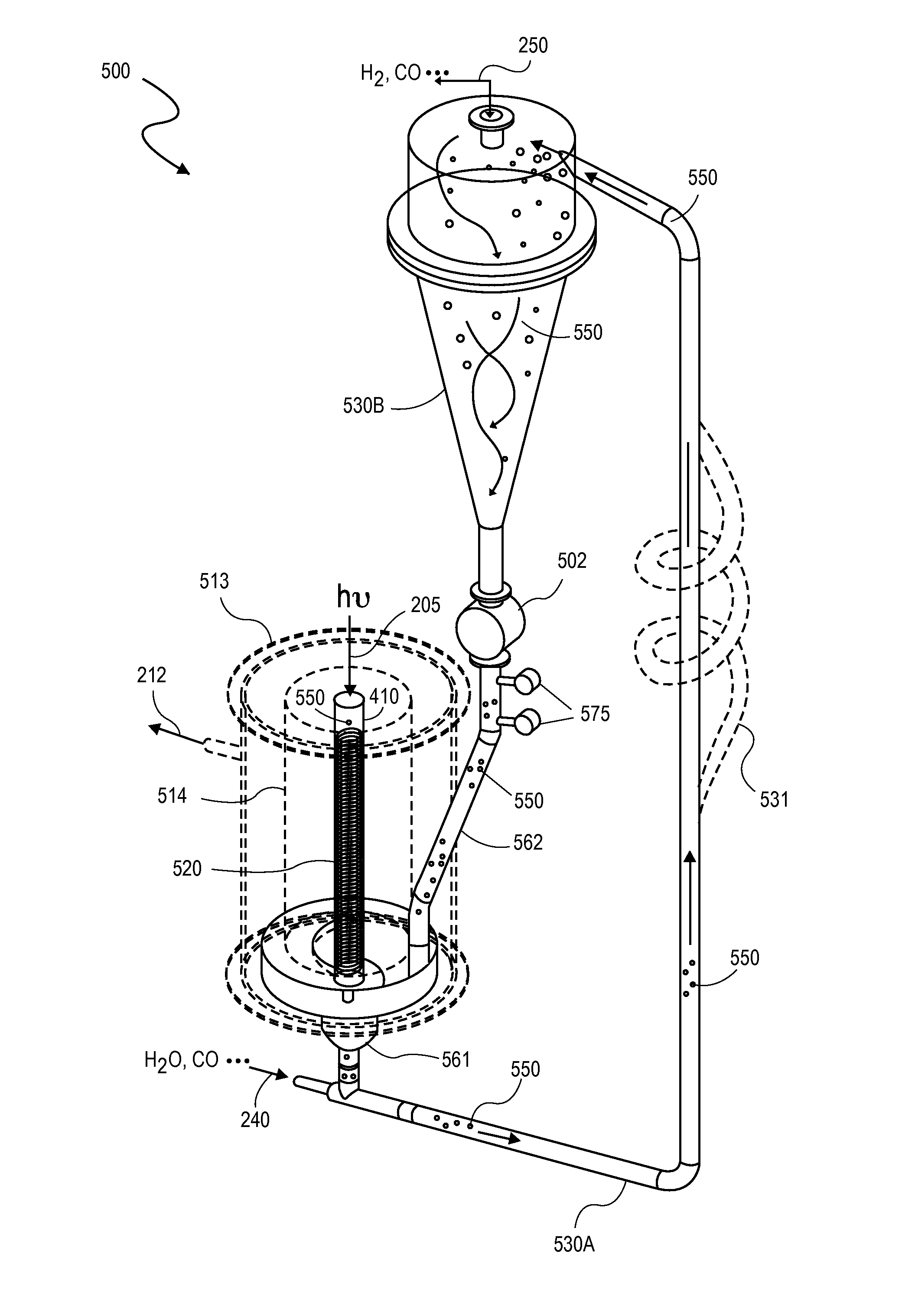 Moving bed reactor for solar thermochemical fuel production