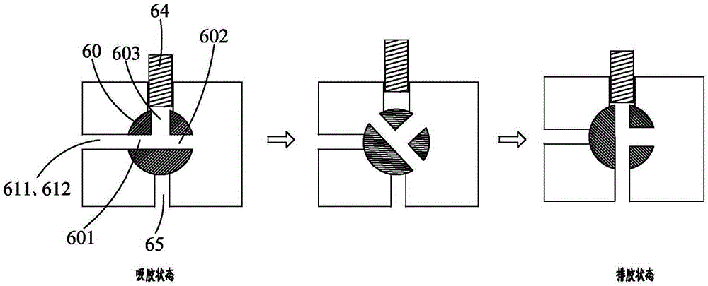 A and B glue dispenser