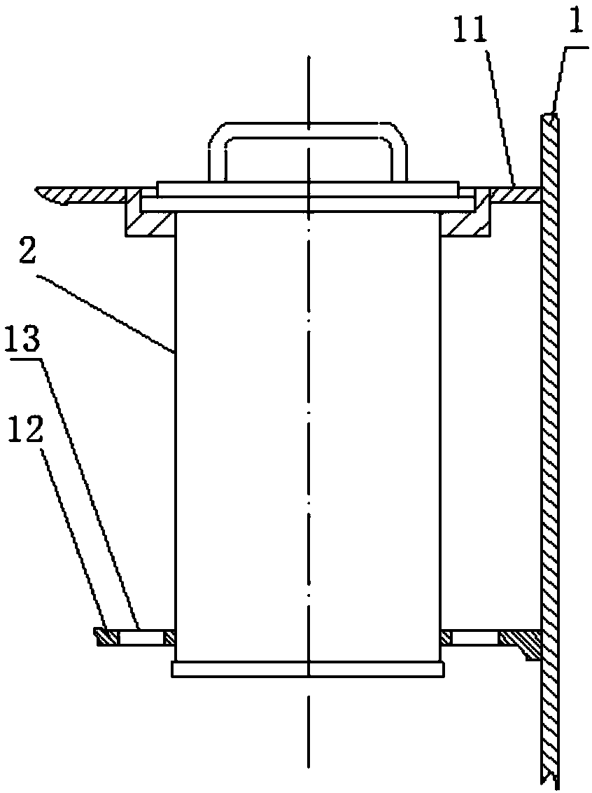 Thin oil lubrication system and its anti-oil filter element and oil drain rod