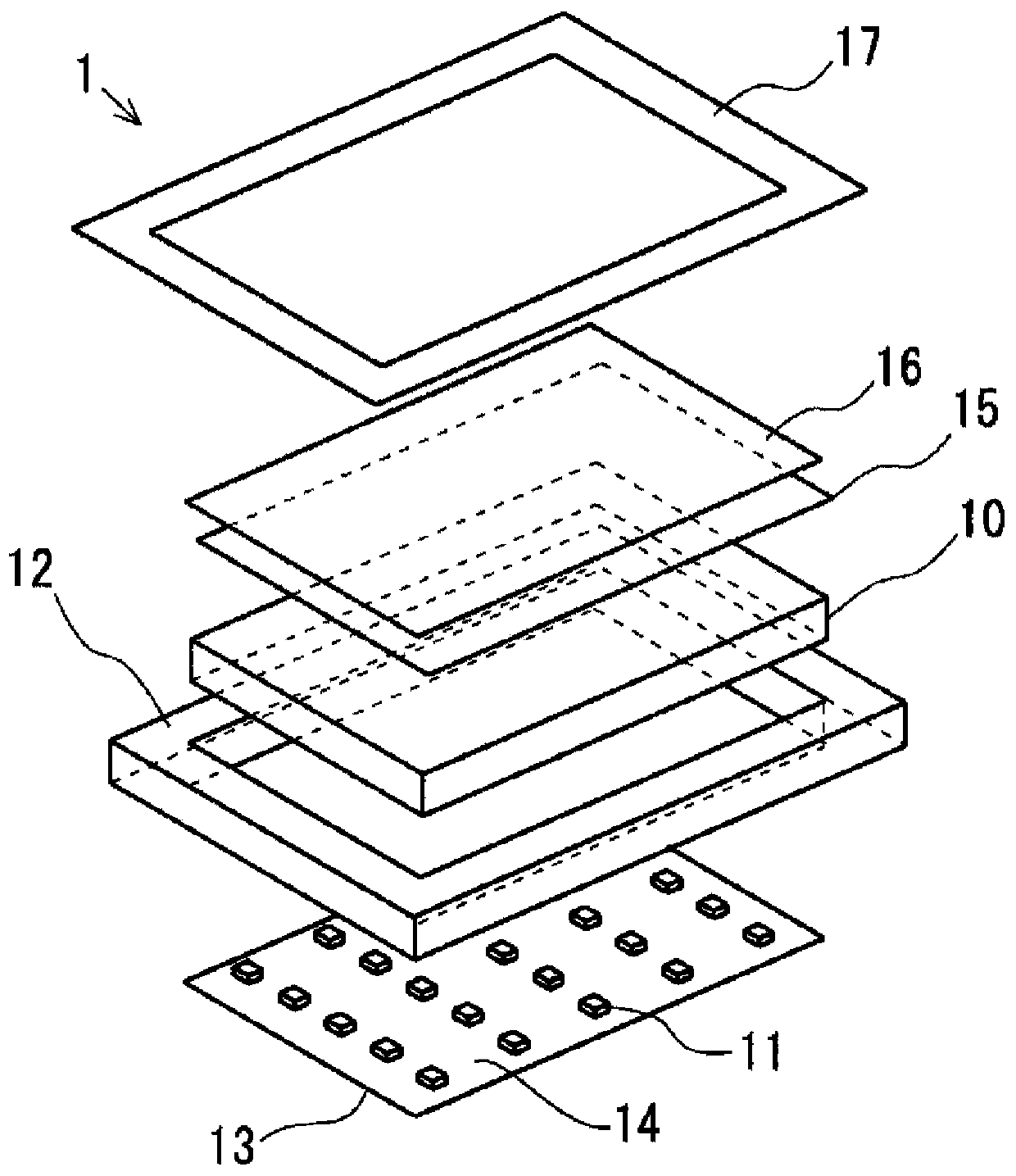 Light guiding plate, surface light source device, display device, and electronic device