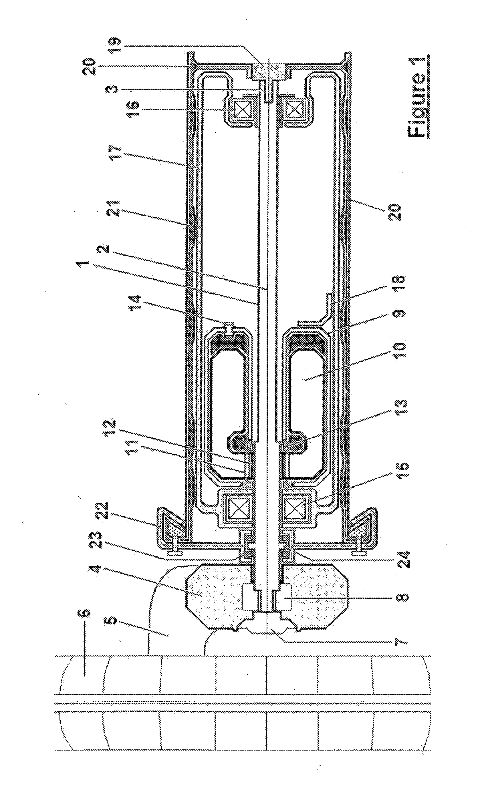 Parametric chassis system for vehicles, comprising four suspension elements, incorporating a lateral torsion bar and co-axial damper unit, in a box-module, that allows central location of heavy items, such as batteries