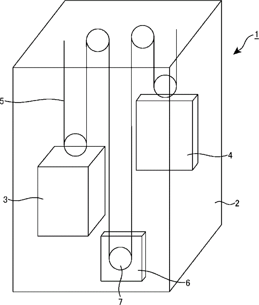 Cable hoist for elevator and elevator equipment