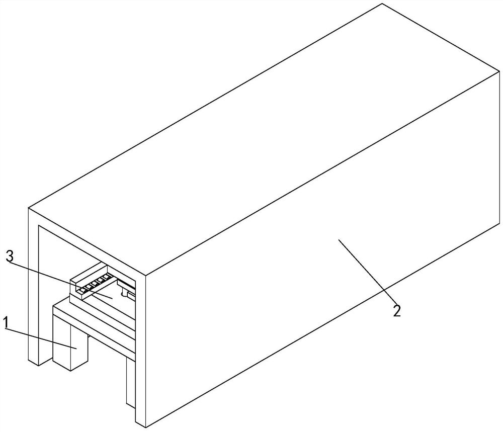 Composite processing machine for composite plastic woven bag production and composite processing method