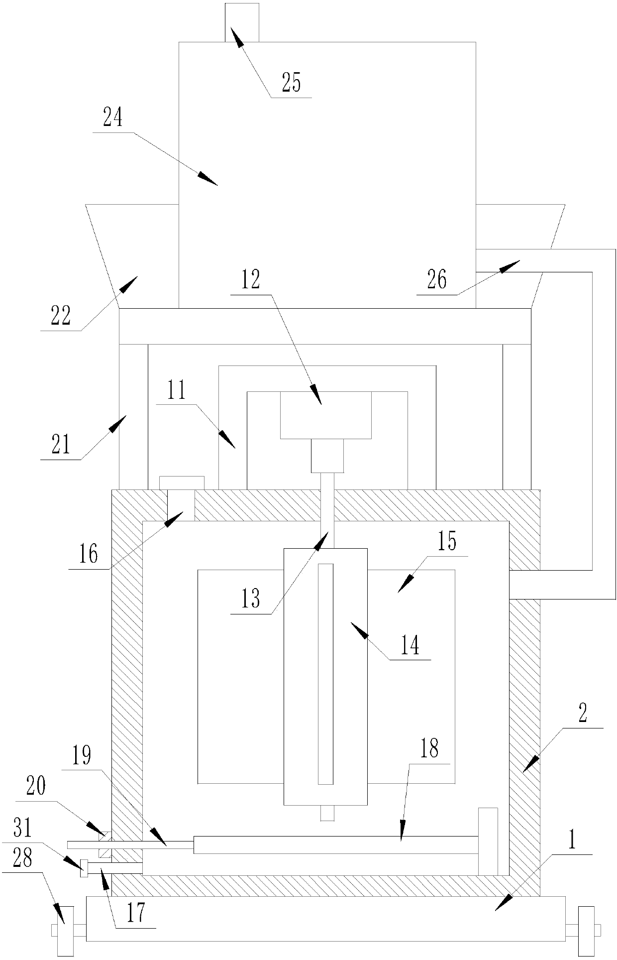 Agricultural plant-root water-spraying device