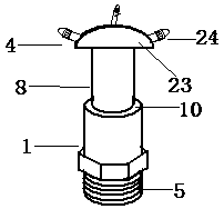 Spray head used for water-conservancy irrigation