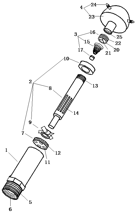 Spray head used for water-conservancy irrigation