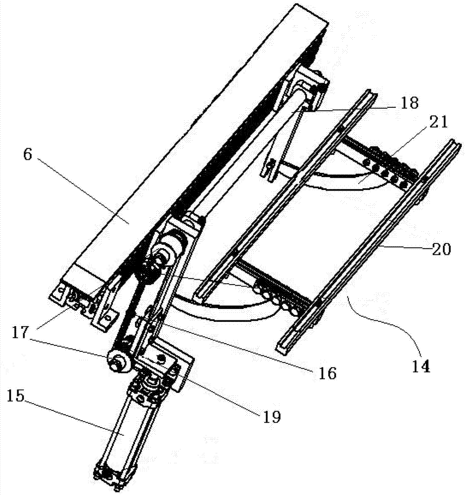 Folding device for double pieces of corrugated paper