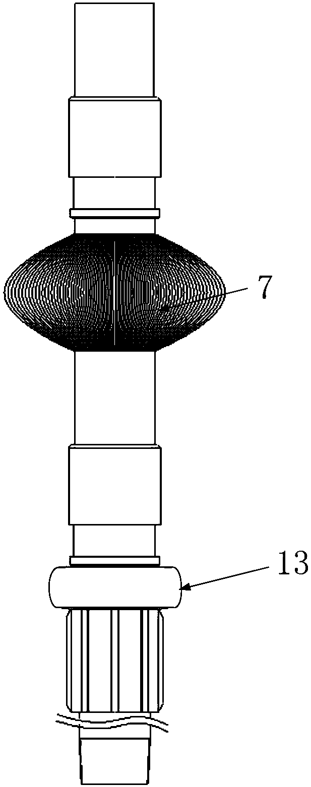 Stratum rock debris supporting and packing device