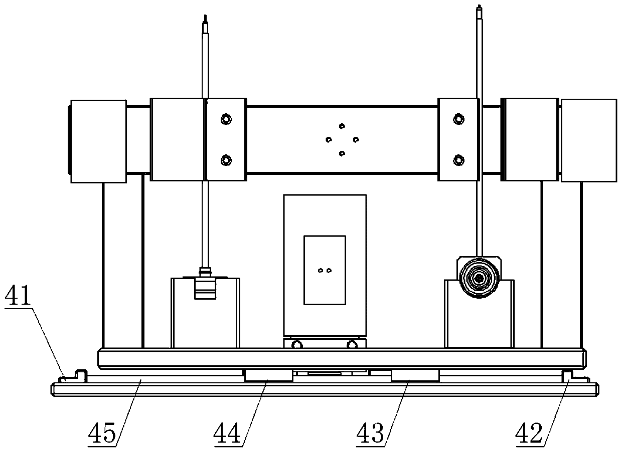 A radio frequency coaxial cable assembly welding device