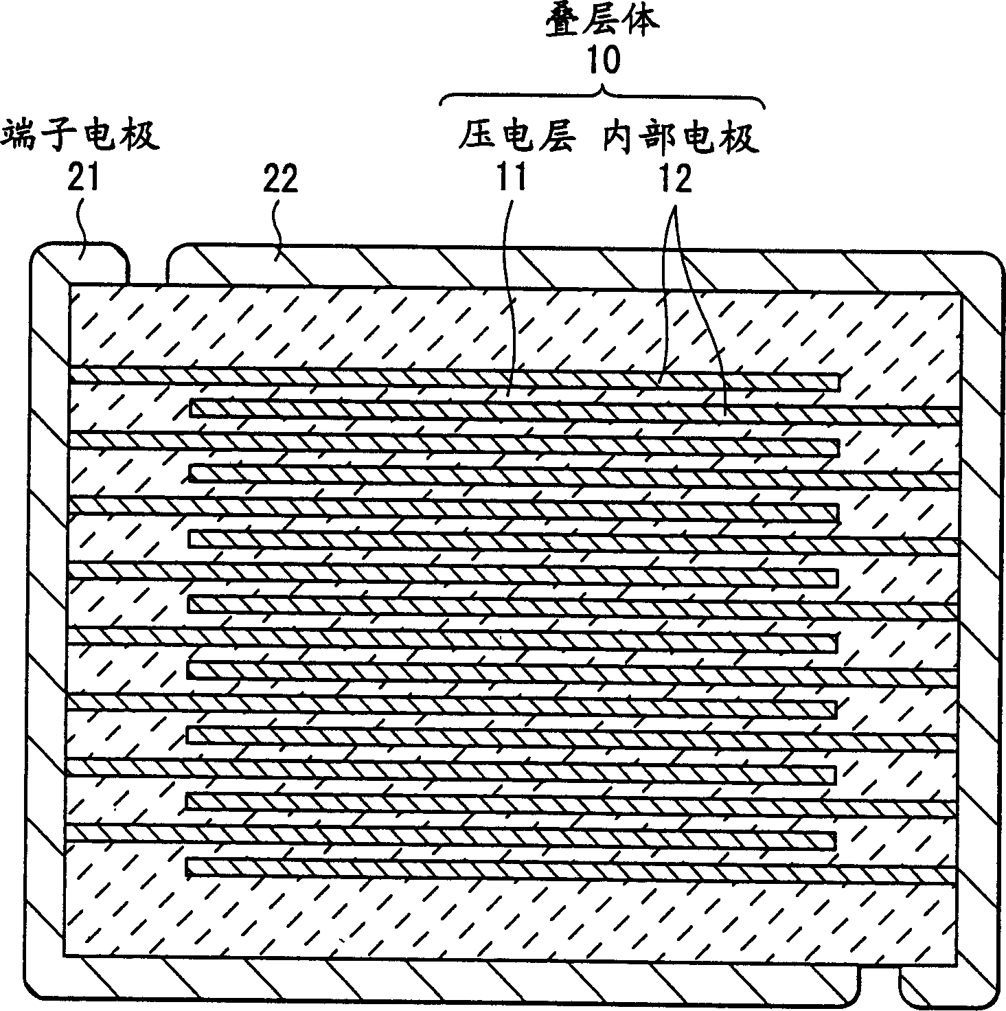 Piezoelectric porcelain and method for preparation thereof and piezoelectric element