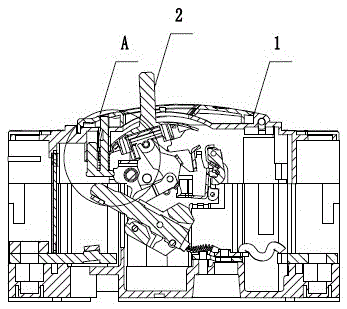 Isolation switch having contact indication function