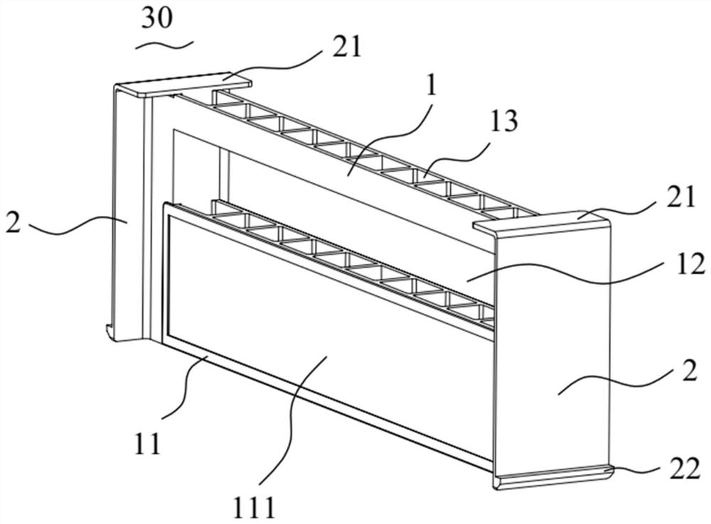 Battery core bracket, battery core module and battery pack