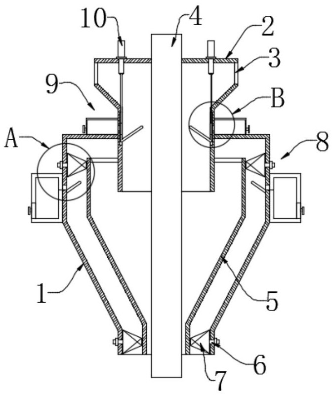 Self-adaptive adjusting separator for coal mill