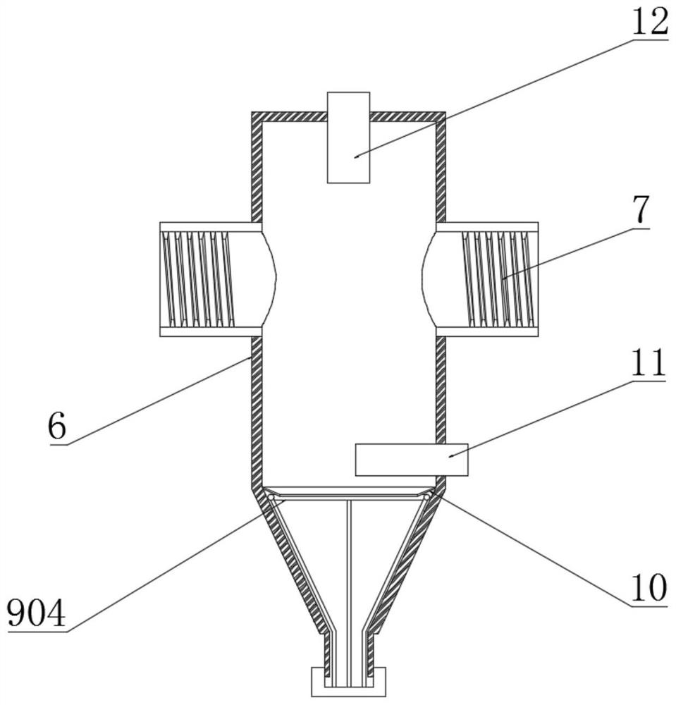 An automobile air conditioner electrostatic precipitator