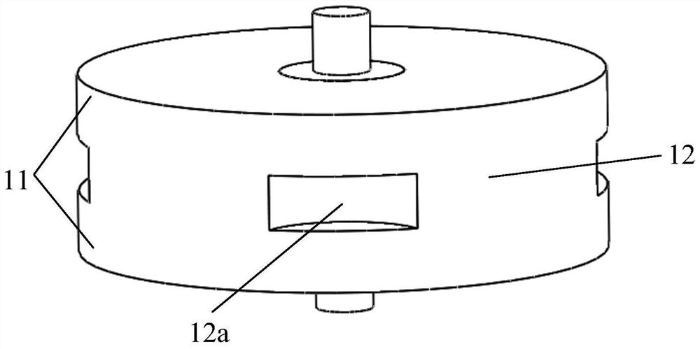 A stator hybrid excitation flywheel energy storage motor