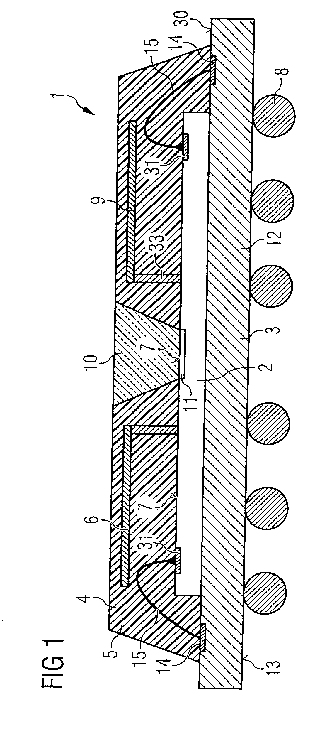 Semiconductor component and sensor component for data transmission devices
