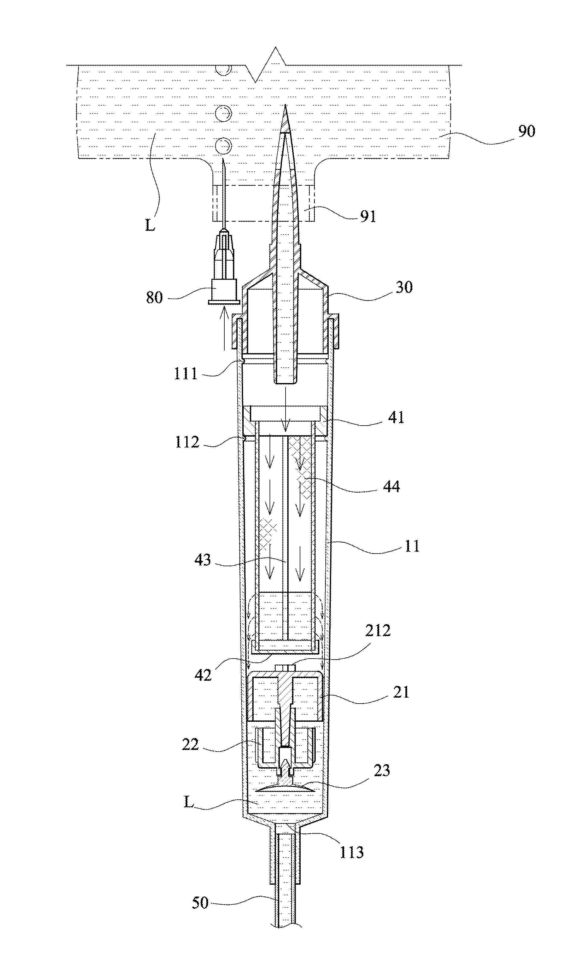 Disposable blood transfusion device