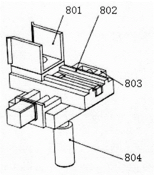 Reshaping and ejecting device for automobile rear axle