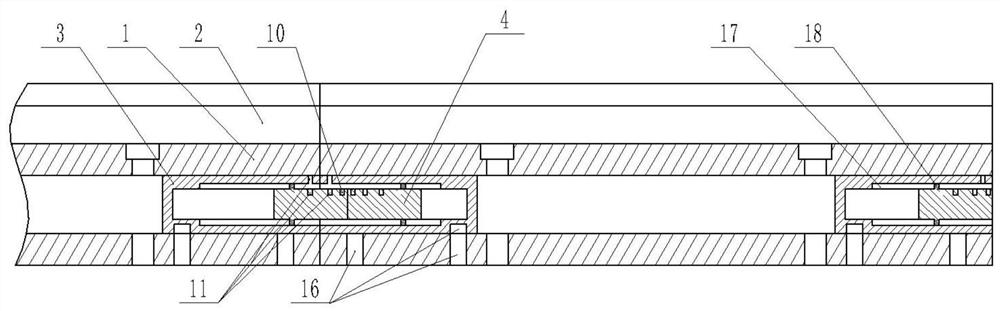 Vibration isolation gap treatment device