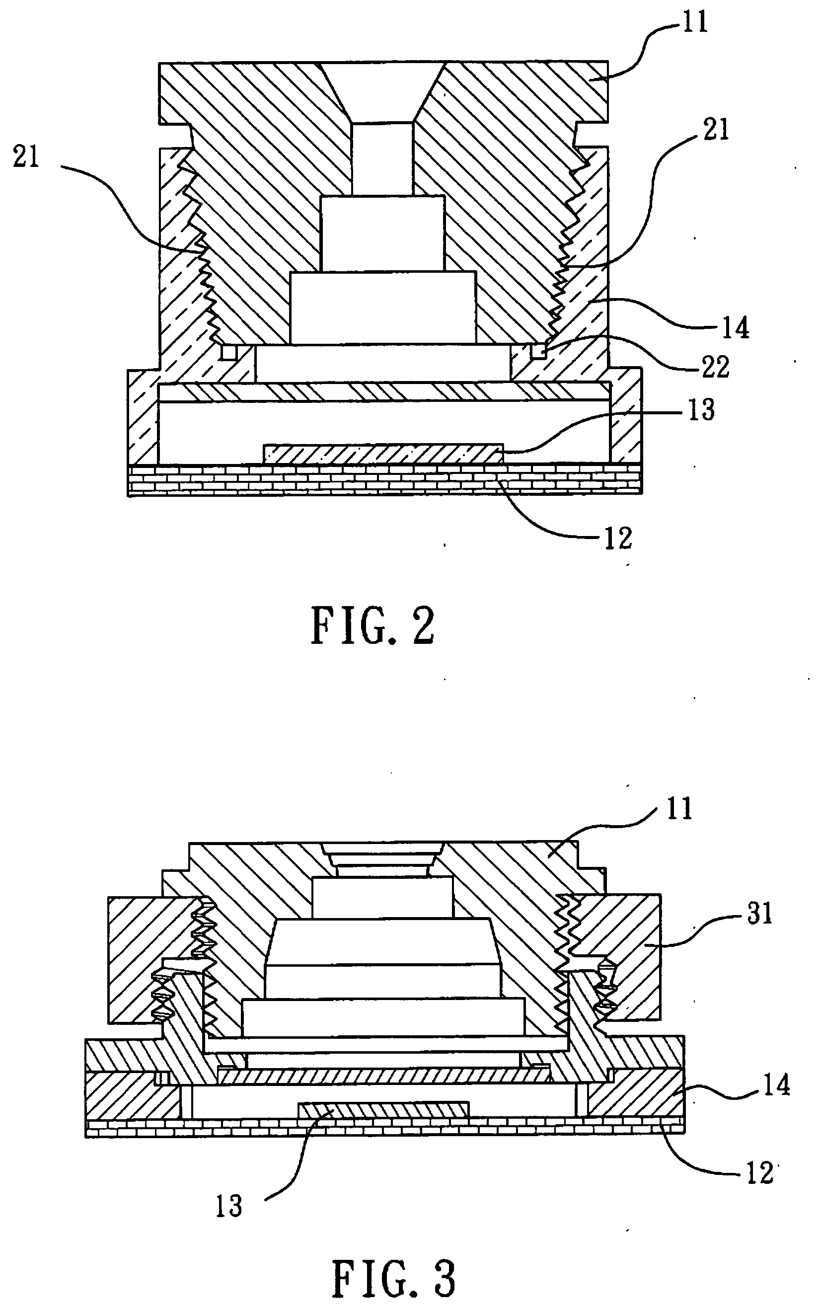 Electrical micro-optic module with improved joint structures
