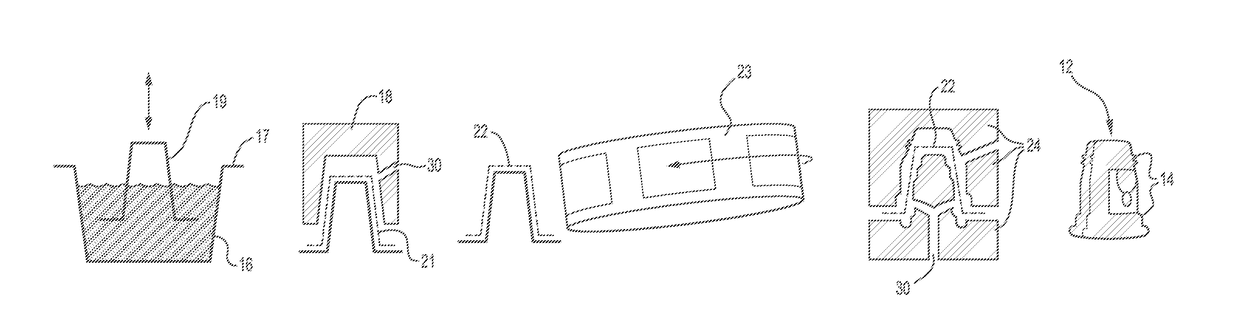 Decoration and adornment methods for thermoformed pulp