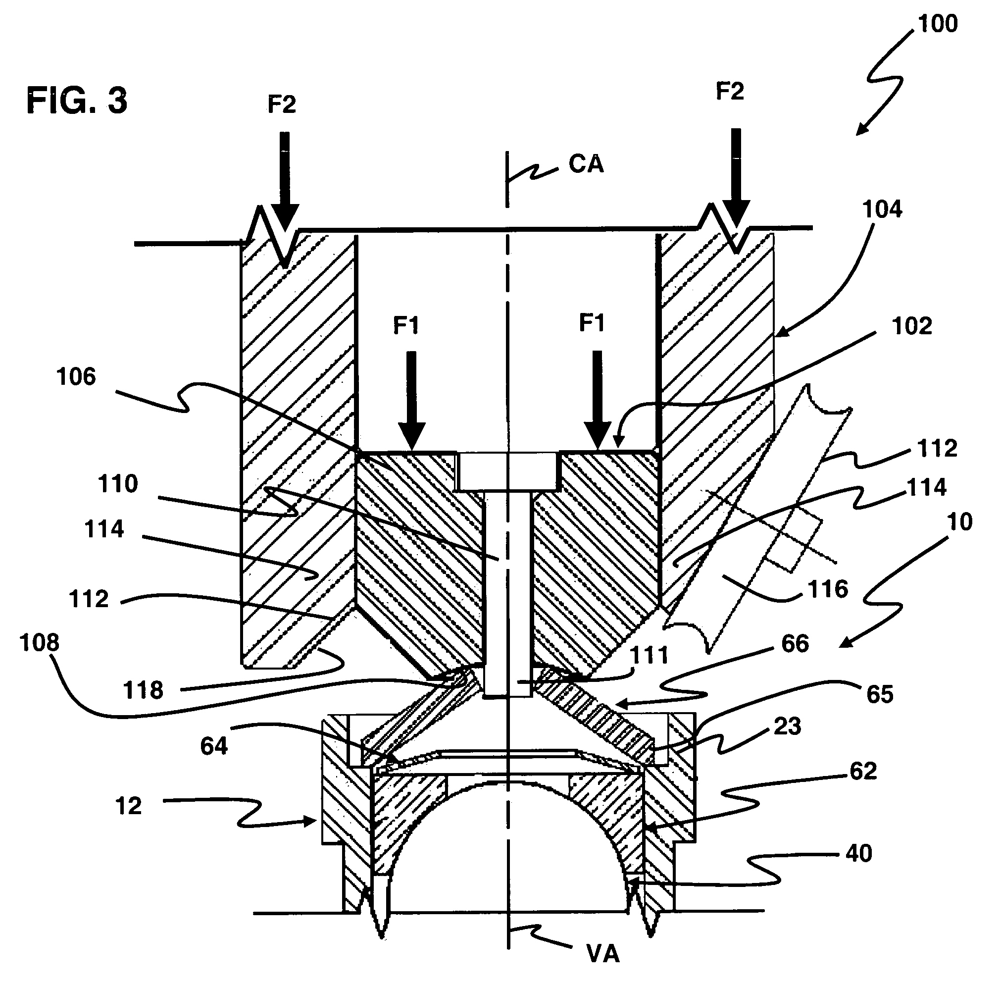 Method for clearance adjusting cover plate closure