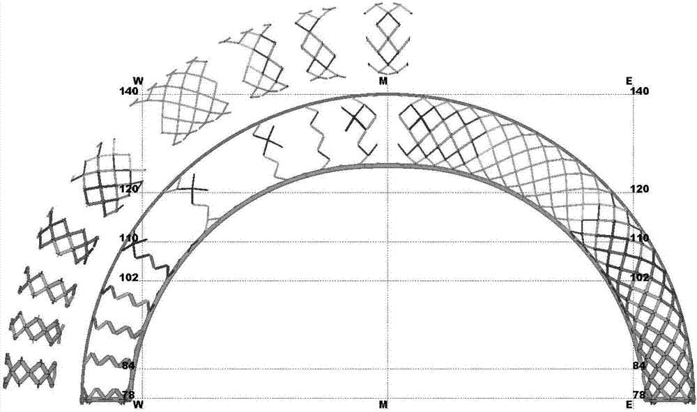 Support system and assembly method for large-sized oblique woven gusset plate lattice shell structure