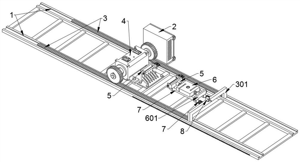 A tensile performance testing device based on polymer rubber testing