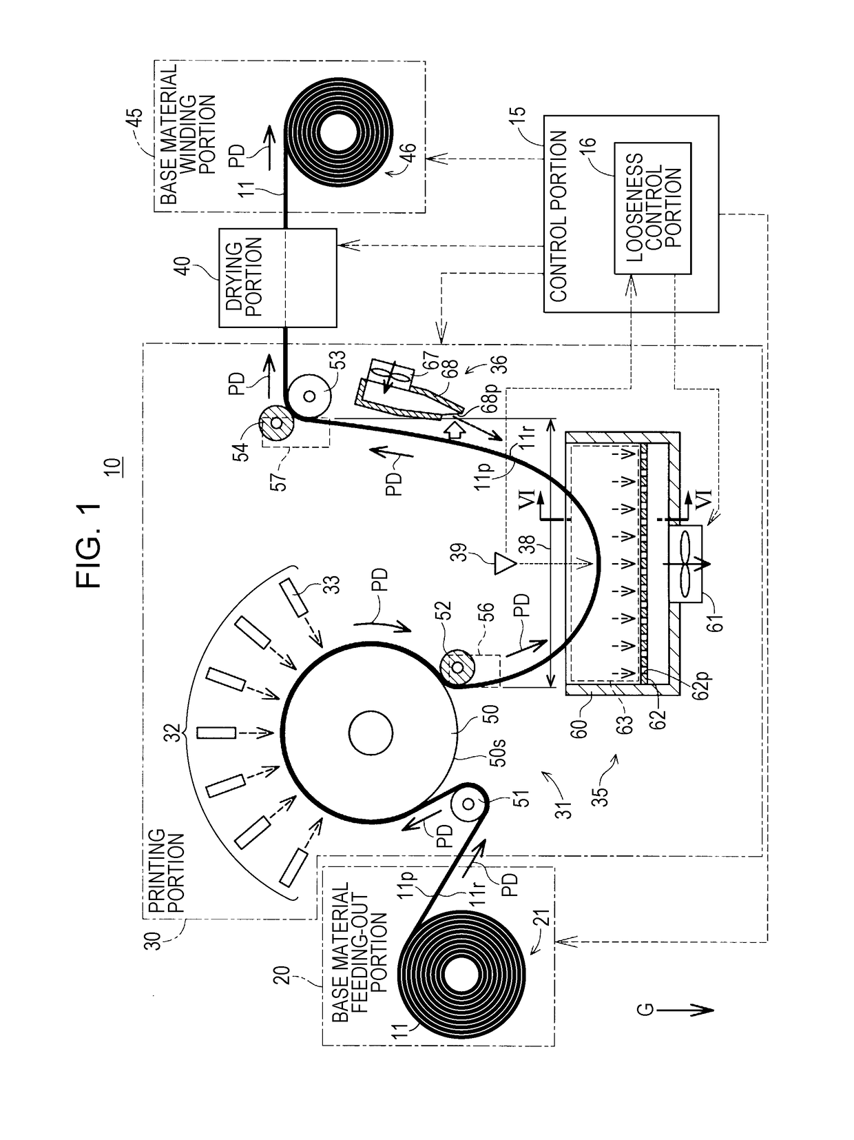 Transporting device and printing apparatus