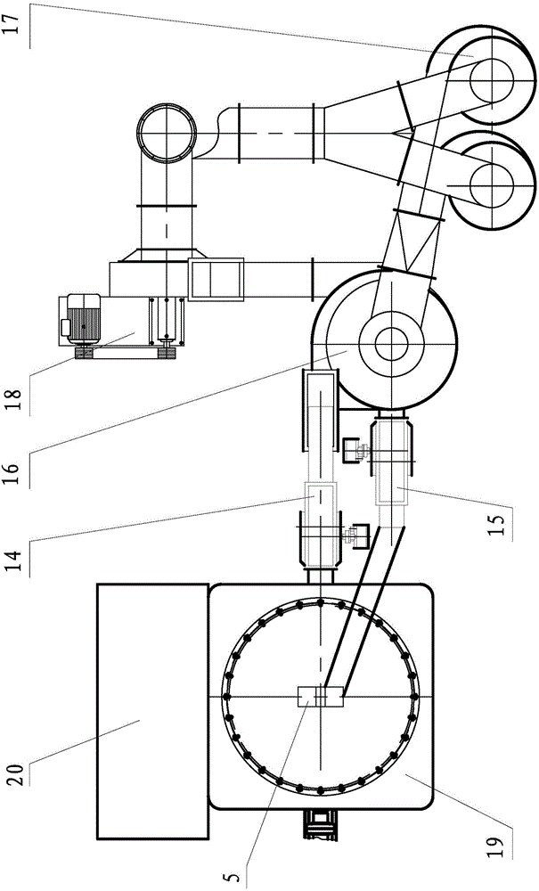 External-circulating ball roller way-type mill