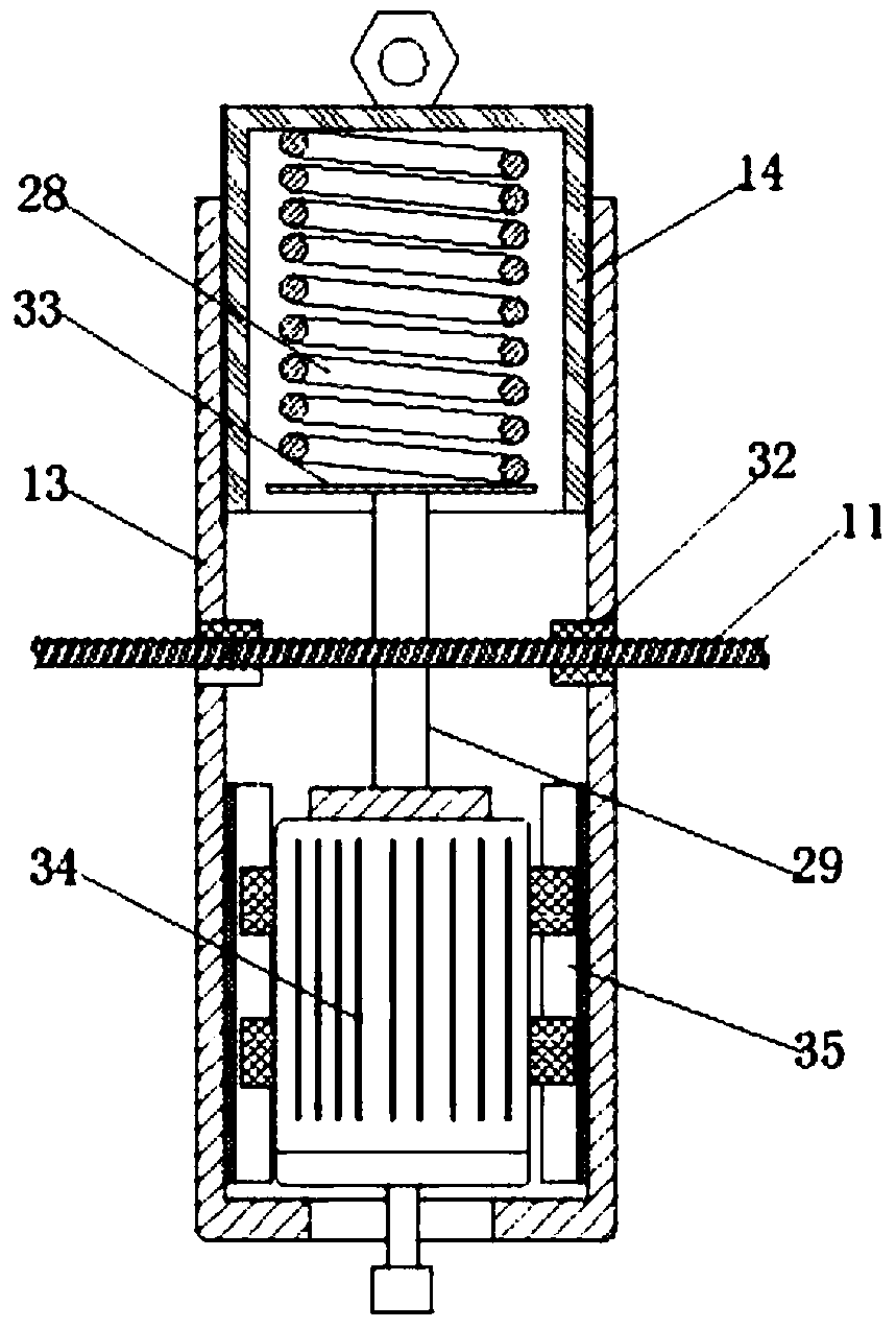 Pigment disc cleaning device for art design with good cleaning effect