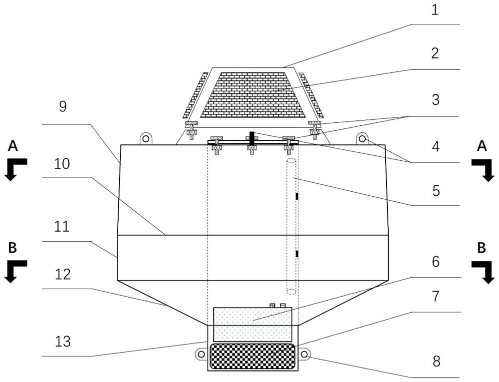 Small buoy ice-resistant structure for marine environment monitoring