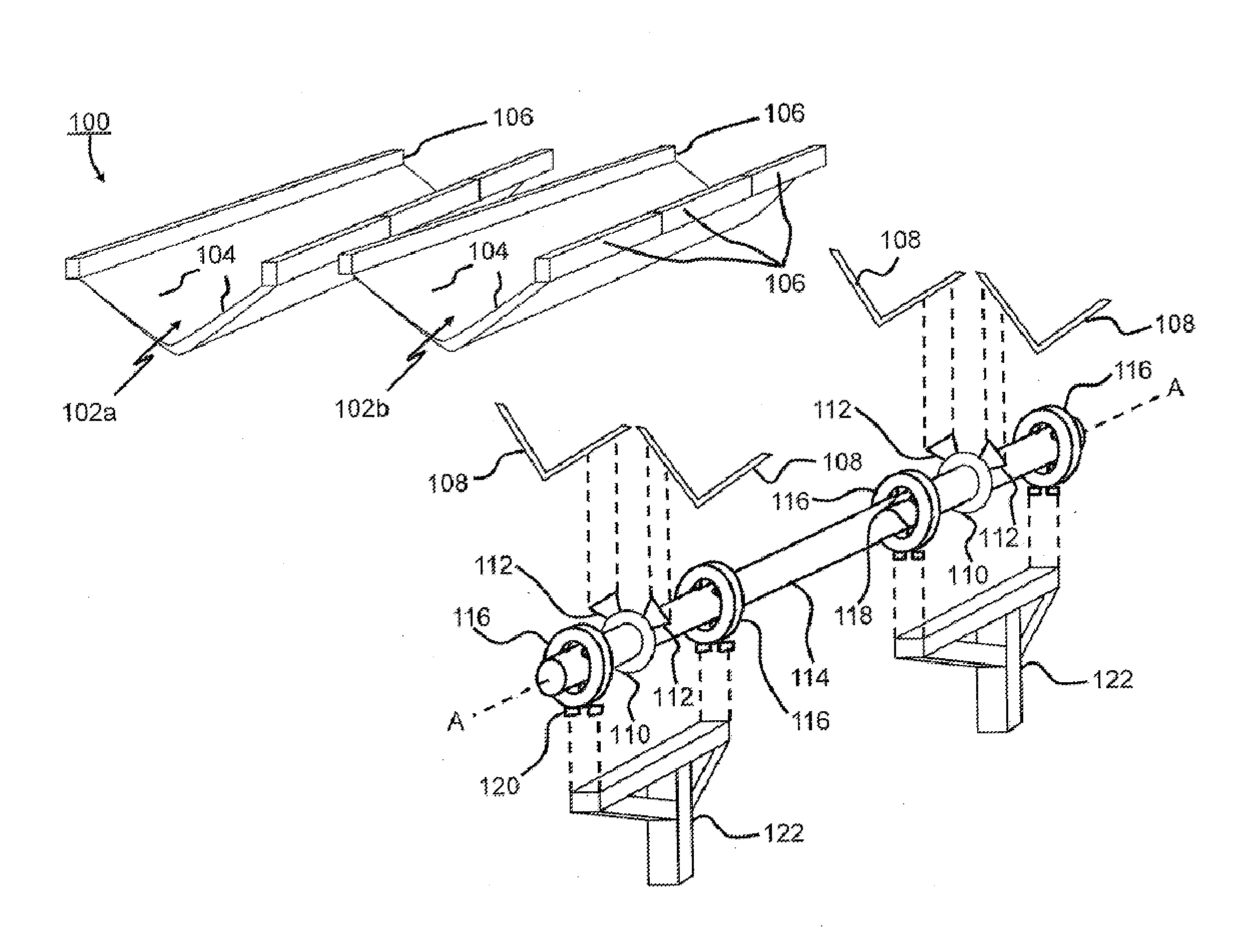 Bearing Assembly For A Solar Collector System