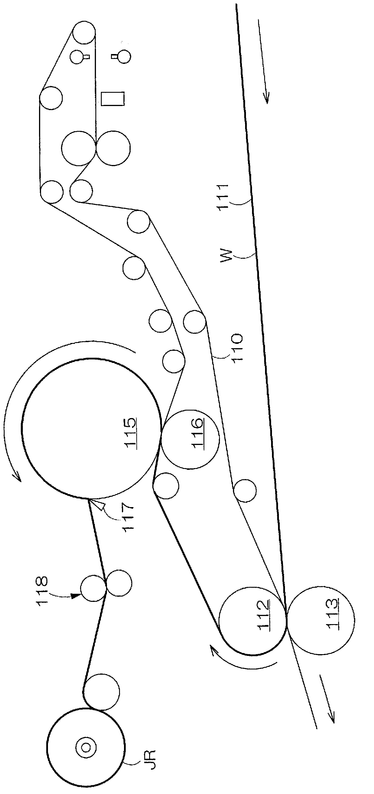 Method of manufacturing secondary whole roll for tissue paper product