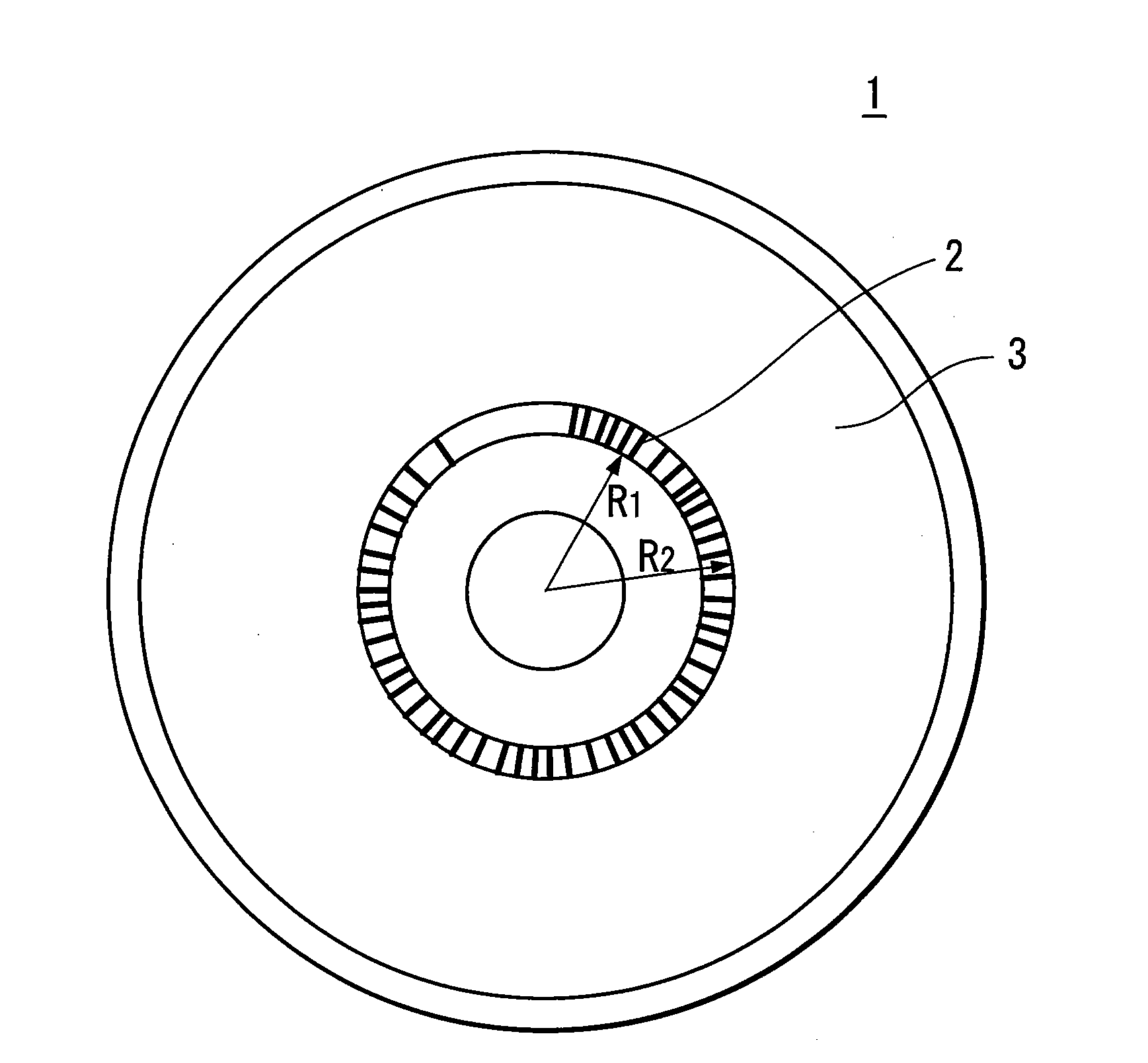 Optical information recording medium and method of marking bca (burst cutting area) into the same